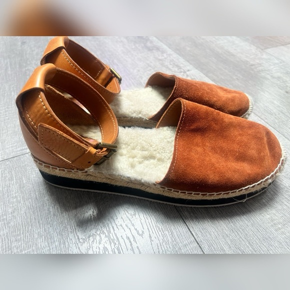 See by Chloe Brown Suede Glyn
Espadrille Ankle Strap Sandals Size 11 $300 - Picture 5 of 8